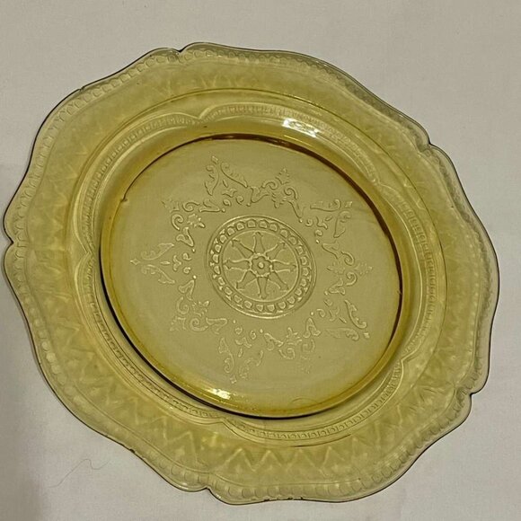 Vintage 1930s Federal Glass Patrician “Spoke” Amber Depression Glass Dinner - Picture 1 of 6